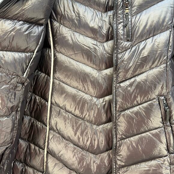 Andrew Marc Puffer Coat Women's L Black 650 Fill Power Down Classic Winter Gear - Picture 8 of 16